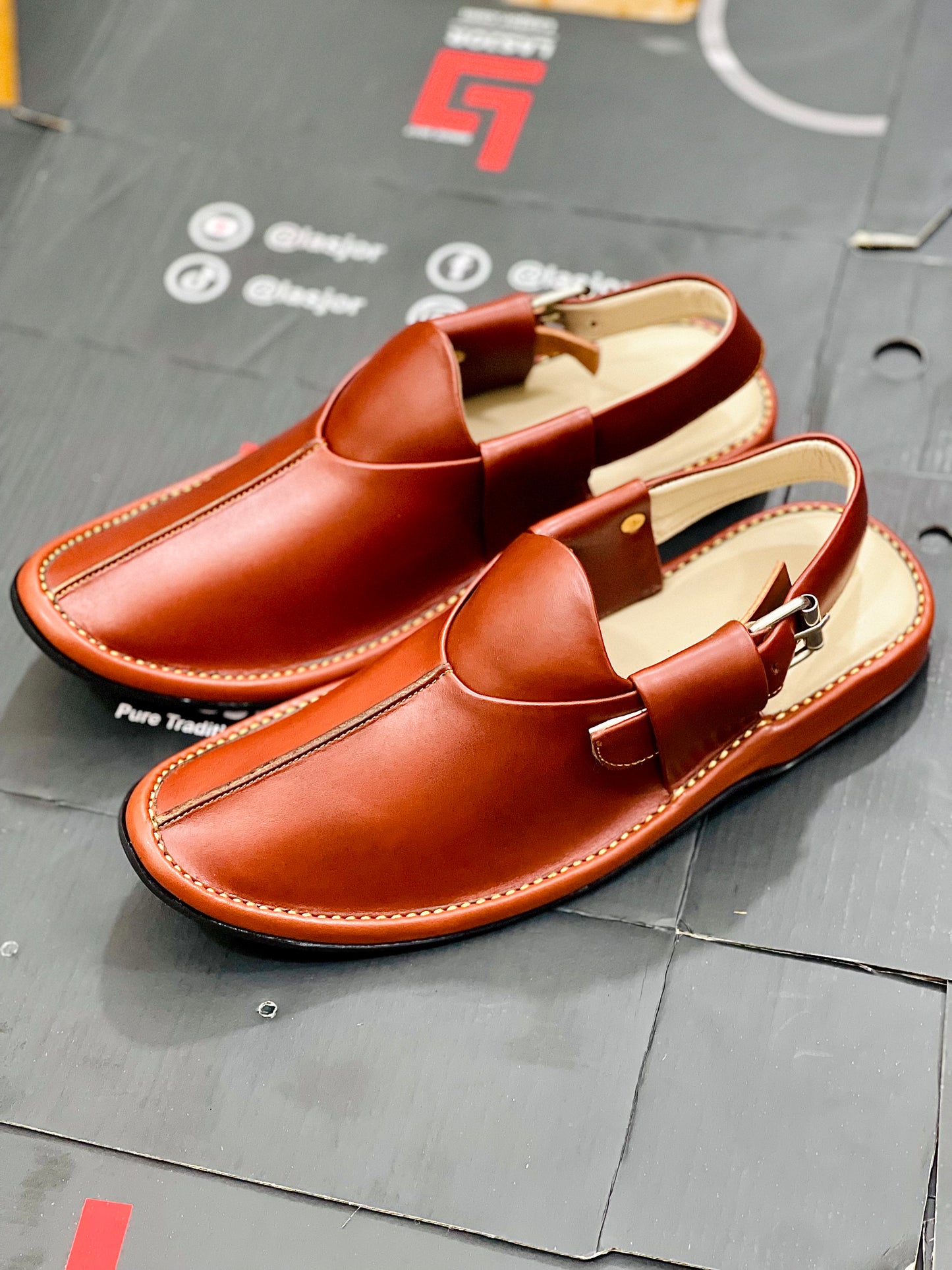 Article M-004 Double Sole Royal Jeans Handmade Chappal